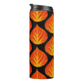 Rood en geel esperen Leaf #10 Thermosbeker (Geroteerd rechts)