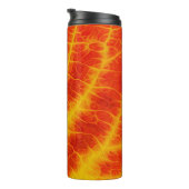 Rood en geel esperen Leaf #10 Thermosbeker (Geroteerd rechts)