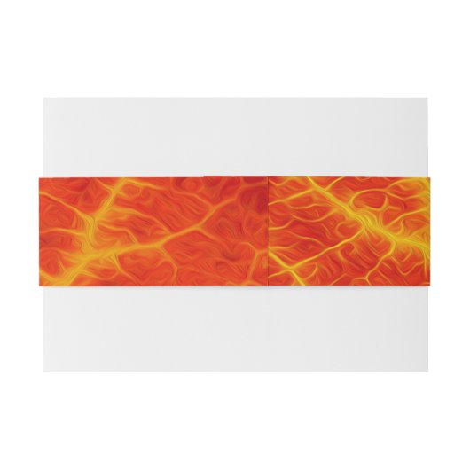 Rood en geel esperen Leaf #10 Uitnodigingen Wikkel (Achterkant Voorbeeld)