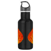 Rood en geel esperen Leaf #10 Waterfles (Achterkant)