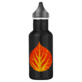 Rood en geel esperen Leaf #10 Waterfles (Links)