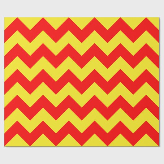 Rood en geel, extra groot papier voor het ompakken (Vlak)