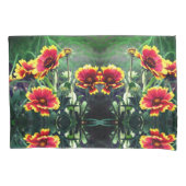 Rood en geel Gaillardia Daisy Blanket Flower Kussensloop (Voorkant)