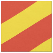 Rood en geel gestreepte patroon stof (Close Up)