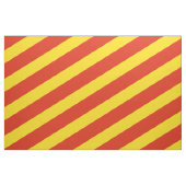 Rood en geel gestreepte patroon stof (Fat Quarter)