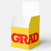 Rood en Geel Goud AFSTUDEERDER GraduPartij Bedankdoosjes (Geopend)