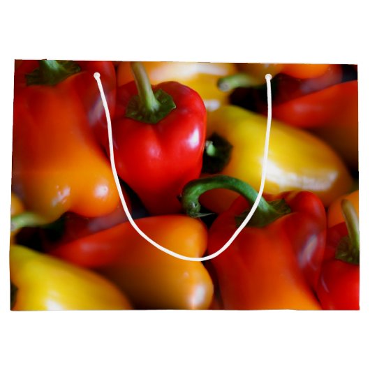 Rood en geel groot cadeauzakje (Achterkant)