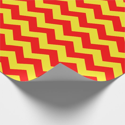 Rood en geel, groot papier voor het verpakken van (Hoek)