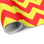 Rood en geel, groot papier voor het verpakken van (Rol Hoek)