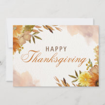 Rood en geel Happy Thanksgiving