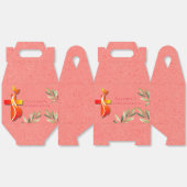 Rood en Geel Kruis en een Duivenbevestiging Bedankdoosjes (Ongevouwen)