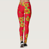 Rood en geel leggings (Achterkant)