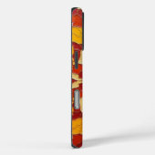 Rood en geel mozaïek Abstract Case-Mate iPhone Case (Achterkant / Rechts)