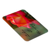 Rood en Geel Oranje Persoonlijk Weddenschap Magneet (Rechterzijde)