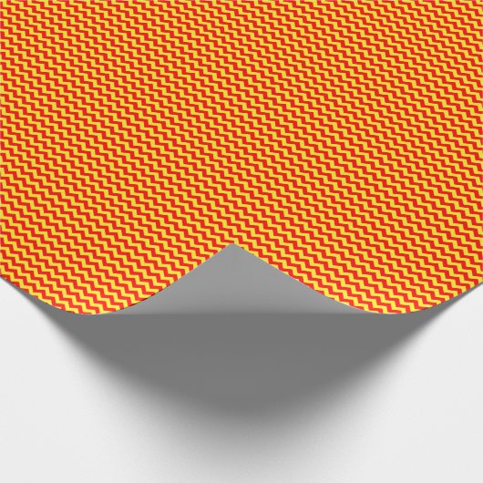 Rood en geel papier voor het zogen van kleine Chev (Hoek)