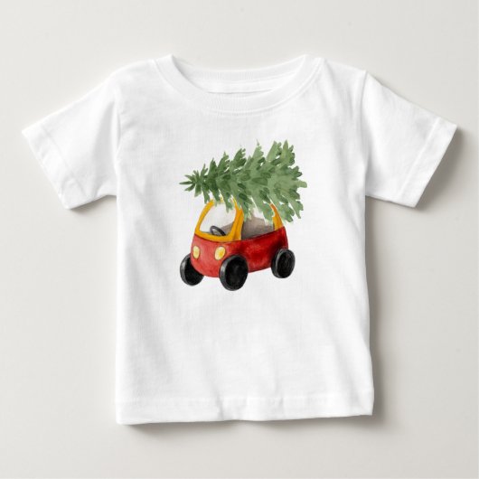Rood en geel  Pedal Car w / kerstboom (Voorkant)