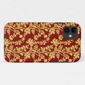 Rood en geel Plant Pattern Bandana Case-Mate iPhone Case (Achterkant (horizontaal))