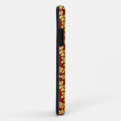 Rood en geel Plant Pattern Bandana Case-Mate iPhone Case (Achterkant/rechts)