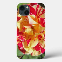 Rood en Geel Rose Hoesje-Mate Telefoon Case