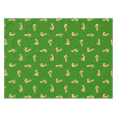 Rood en geel snoepjes groen tafelkleed (Voorkant (Horizontaal))