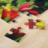 Rood en Geel Tulpengebied Legpuzzel (Zijkant)