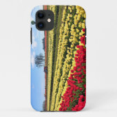 Rood en geel Tulpveld met luchtballon Case-Mate iPhone Case (Achterkant)