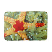 Rood en geel Zee Star Badmat (Voorkant)