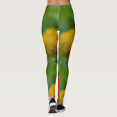 Rood en geel zink leggings (Achterkant)