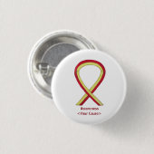 Rood- en gele Button voor bewustzijnsverlies (Voorkant /achterkant)