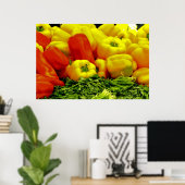 Rood- en gele galbultrupers poster (Thuiskantoor)