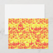 Rood- en gele pop briefkaart (Voorkant / Achterkant)