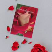 Rood- en Gele Rose - Aangepast huwelijksvoorstel Kaart