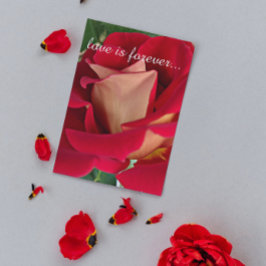 Rood- en Gele Rose - Aangepast huwelijksvoorstel Kaart