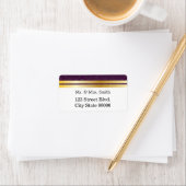 Rood- en gele Royalty-afdrukken Etiket (Insitu)