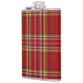 Rood- en gele Tartanfles Heupfles (Links)