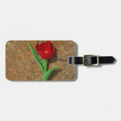 Rood- en gele Tulp Bagagelabel (Voorkant horizontaal)