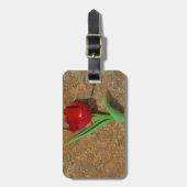 Rood- en gele Tulp Bagagelabel (Voorkant verticaal)