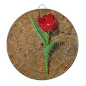 Rood- en gele Tulp Dartbord (Voorkant)