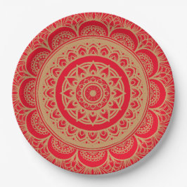 Rood en Golden Design Paper Bord