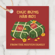 Rood en Goud Banh Chung Vietnamees Tet 2026