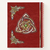 Rood en goud boek van schaduwen (Achterkant)