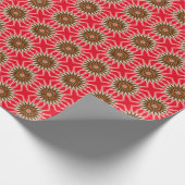 Rood en goud cadeaupapier (Hoek)