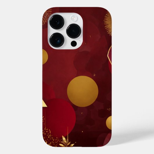 ROOD EN GOUD Case-Mate iPhone CASE (Achterkant)