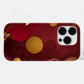 ROOD EN GOUD Case-Mate iPhone CASE (Achterkant (horizontaal))
