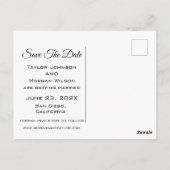 Rood en Goud Chinees toevoegen Foto opslaan Datum Briefkaart (Achterkant)