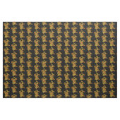 Rood en goud Chinese draak Stof (Yard (91,4 cm))