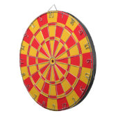 Rood en goud dartbord (Voorkant Rechts)