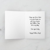 Rood en Goud Gelukkige 1e Moederdagkaart voor Vrou Kaart (Binnen)