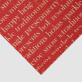 Rood en goud kerstfeest tissuepapier