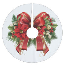 Rood en Goud Kerstmis Bow Feestelijk